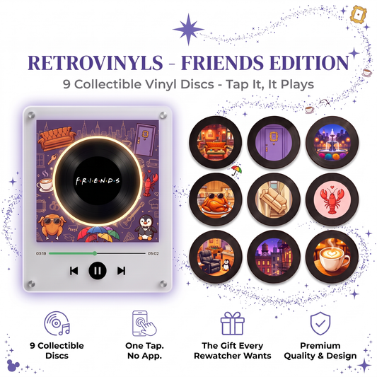 RetroVinyls™ x FRIENDS Magnetic Frame